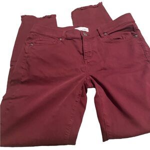 Ann Taylor Loft size 6 capris jeans fringed bottom or you can roll up like new